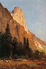 Thomas Hill Sentinel Rock, Yosemite painting